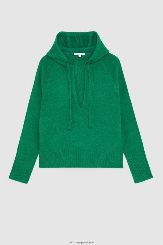 vestir mx Patrizia Pepe mujer Sudadera verde vibrante 66024R702