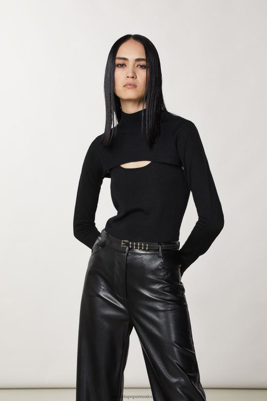 vestir mx Patrizia Pepe mujer bolero de lana Nerón 66024R171