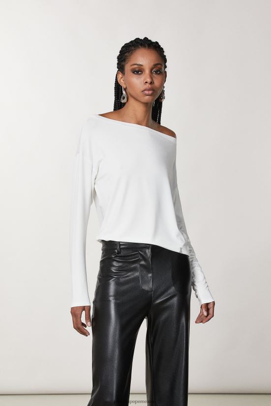 vestir mx Patrizia Pepe mujer jersey de viscosa con pedrería blanco 66024R10