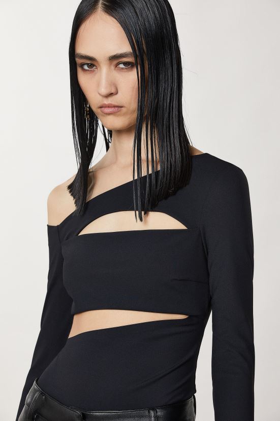 vestir mx Patrizia Pepe mujer suéter de punto técnico Nerón 66024R168