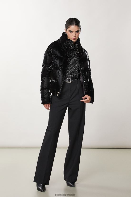 vestir mx Patrizia Pepe mujer chaqueta corta acolchada Nerón 66024R636