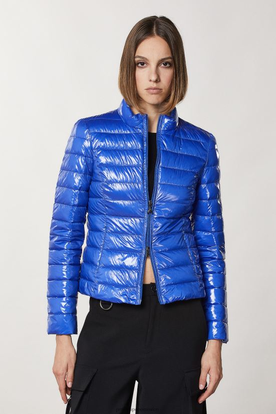vestir mx Patrizia Pepe mujer chaqueta ligera de nailon rayo azul 66024R24