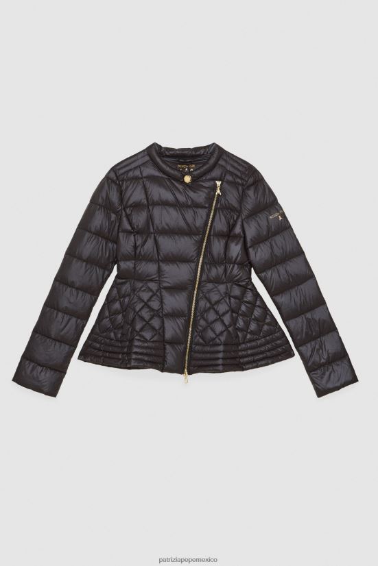 vestir mx Patrizia Pepe mujer chaqueta ultraligera con relleno de plumas naturales Nerón 66024R683