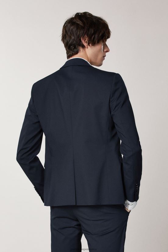 vestir mx Patrizia Pepe hombres blazer forrado de poliviscosa Marina Real 66024R1025