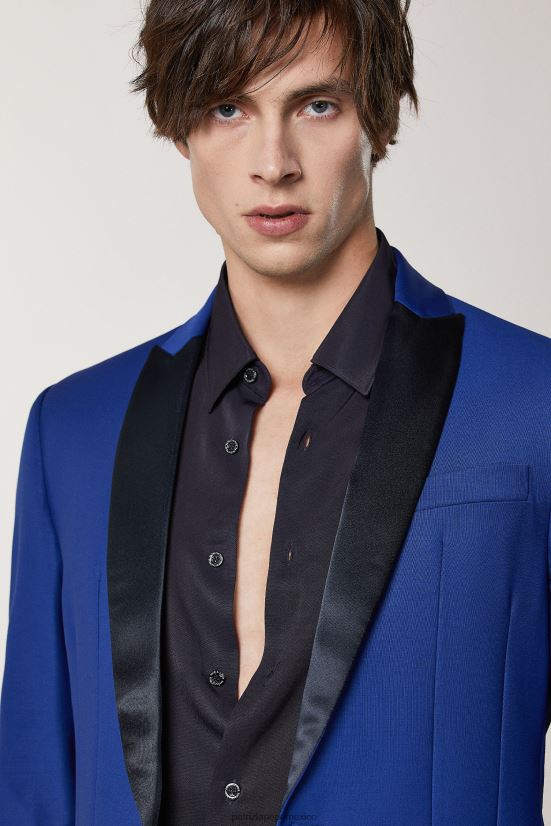 vestir mx Patrizia Pepe hombres chaqueta de esmoquin campana/azul 66024R1021