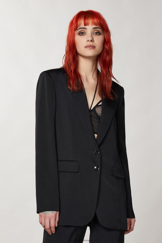vestir mx Patrizia Pepe mujer blazer de dos botones Nerón 66024R287