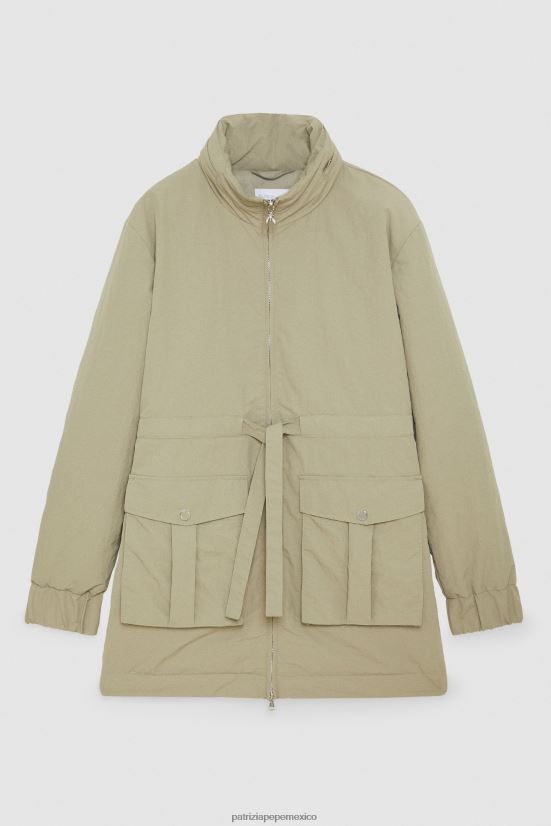 vestir mx Patrizia Pepe mujer chaqueta acolchada verde salvia 66024R459