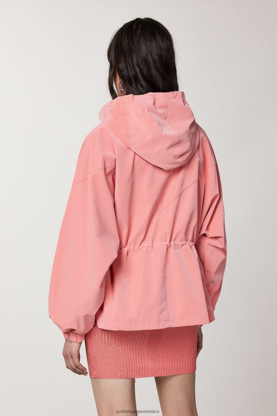vestir mx Patrizia Pepe mujer chaqueta con capucha Durazno jugoso 66024R503