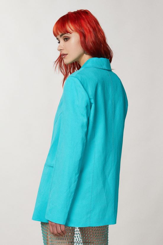 vestir mx Patrizia Pepe mujer chaqueta de novio agua verde 66024R208