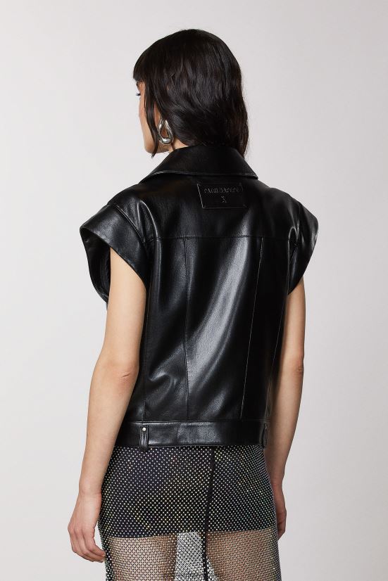 vestir mx Patrizia Pepe mujer chaqueta estilo motociclista Nerón 66024R447