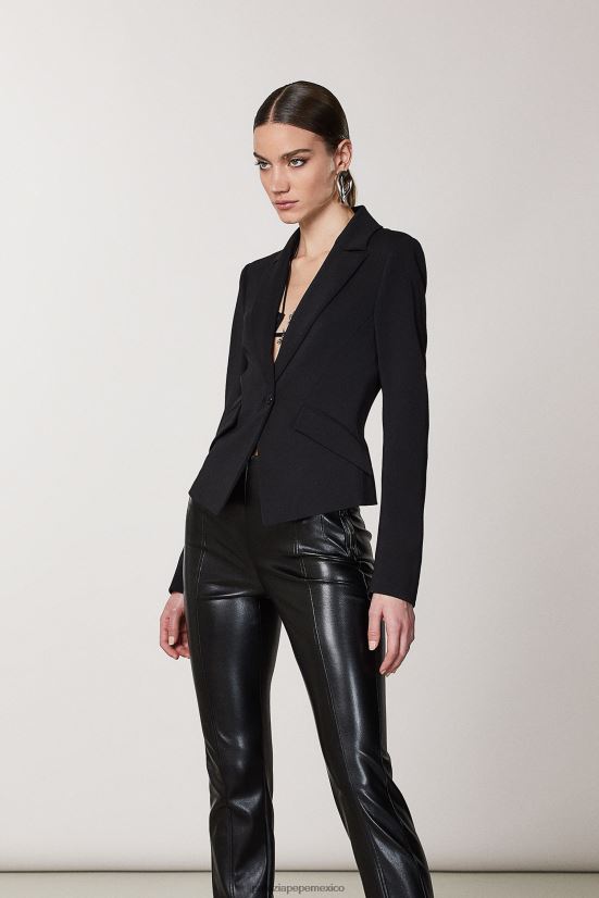 vestir mx Patrizia Pepe mujer chaqueta femenina esencial Nerón 66024R546