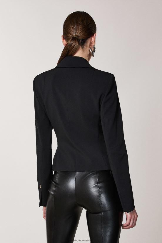 vestir mx Patrizia Pepe mujer chaqueta femenina esencial Nerón 66024R546