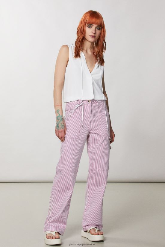 vestir mx Patrizia Pepe mujer camisa sin mangas blanco 66024R556