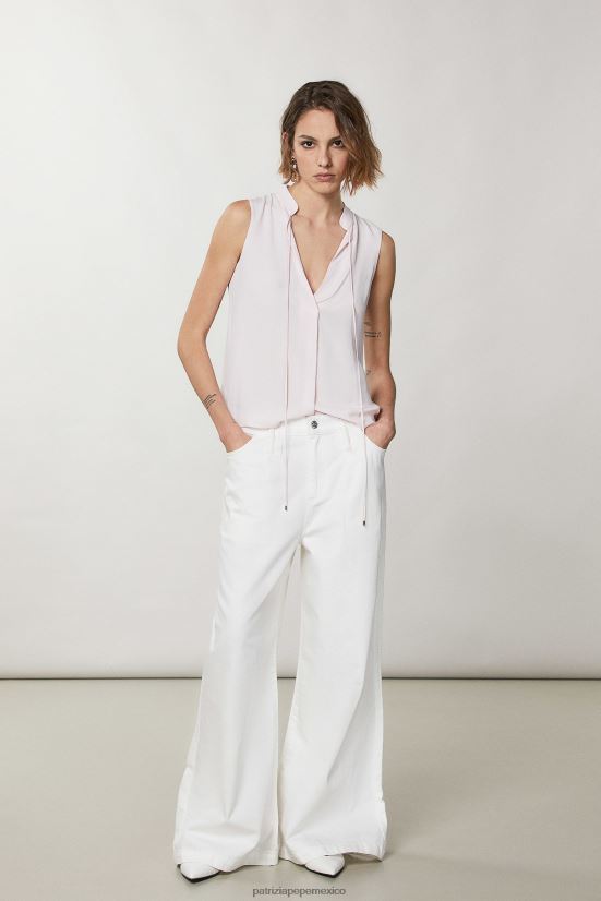 vestir mx Patrizia Pepe mujer camisa sin mangas desnudo rosado 66024R368