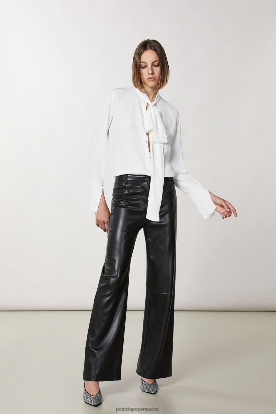 vestir mx Patrizia Pepe mujer camisa de manga larga blanco 66024R104