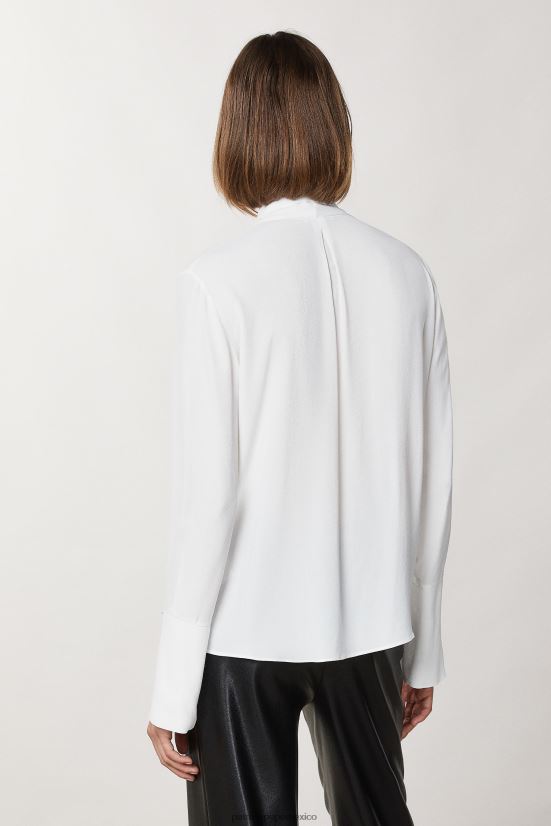 vestir mx Patrizia Pepe mujer camisa de manga larga blanco 66024R104
