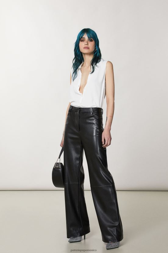 vestir mx Patrizia Pepe mujer camisa de viscosa sin mangas blanco 66024R112