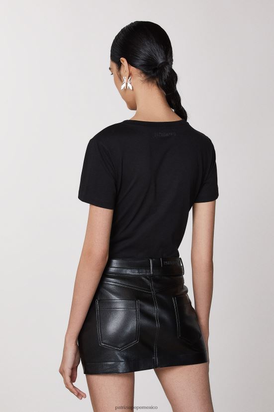 vestir mx Patrizia Pepe mujer camiseta con mosca Nerón 66024R568