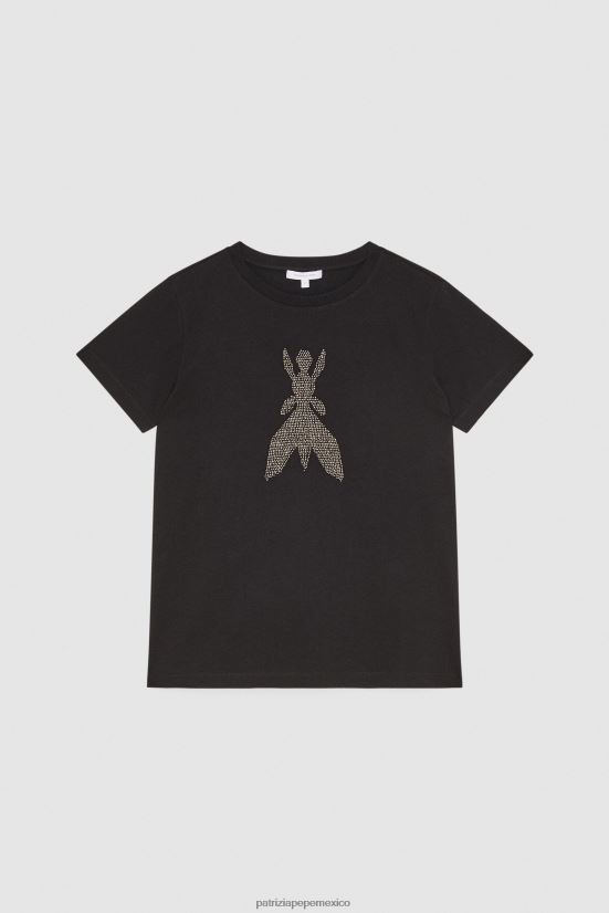 vestir mx Patrizia Pepe mujer camiseta con mosca Nerón 66024R568