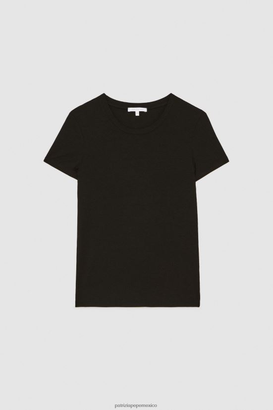 vestir mx Patrizia Pepe mujer camiseta esencial mosca negra 66024R569