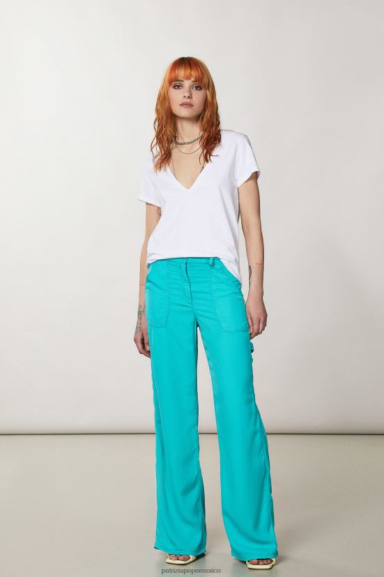 vestir mx Patrizia Pepe mujer camiseta estampada otico blanco 66024R201