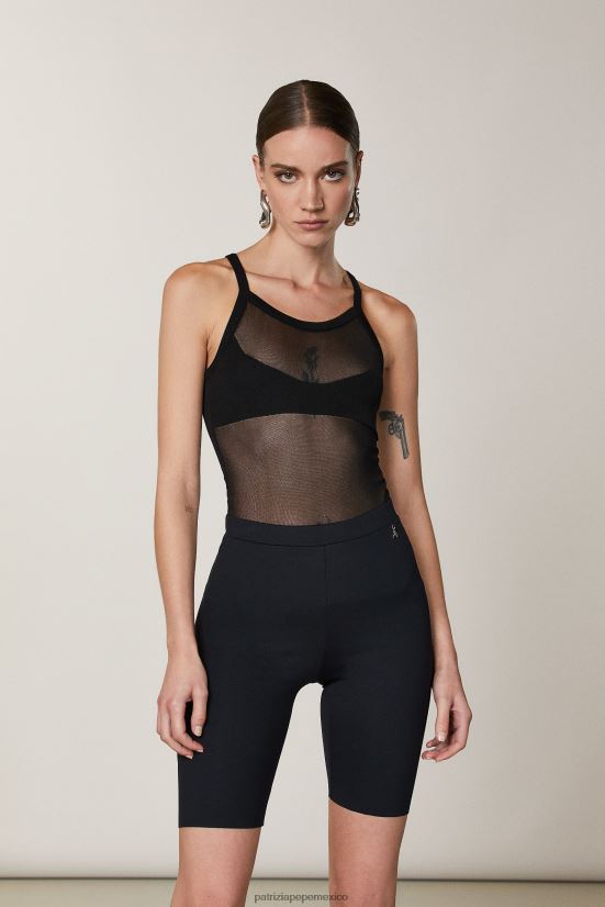 vestir mx Patrizia Pepe mujer Top sin mangas Nerón 66024R599