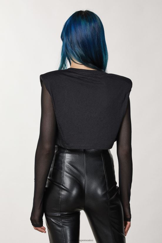 vestir mx Patrizia Pepe mujer camiseta de punto suave Nerón 66024R166