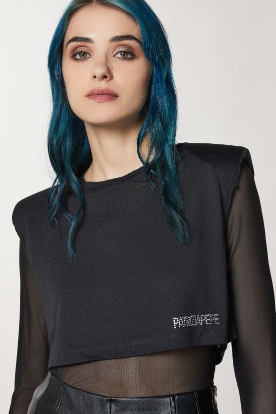 vestir mx Patrizia Pepe mujer camiseta de punto suave Nerón 66024R166