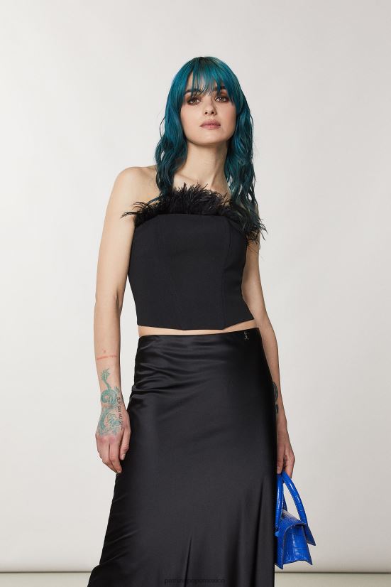 vestir mx Patrizia Pepe mujer corsé Nerón 66024R107