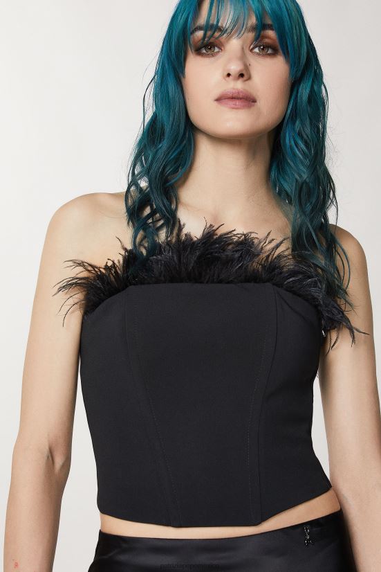 vestir mx Patrizia Pepe mujer corsé Nerón 66024R107