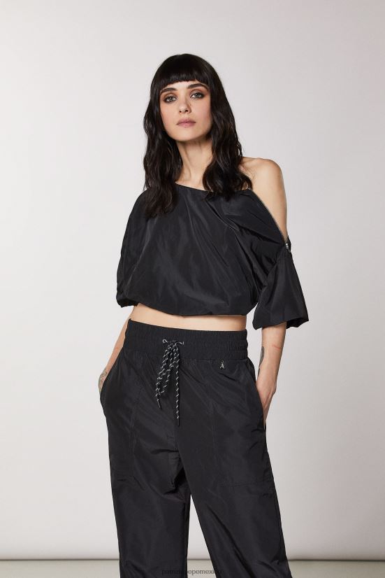 vestir mx Patrizia Pepe mujer túnica de manga corta Nerón 66024R443