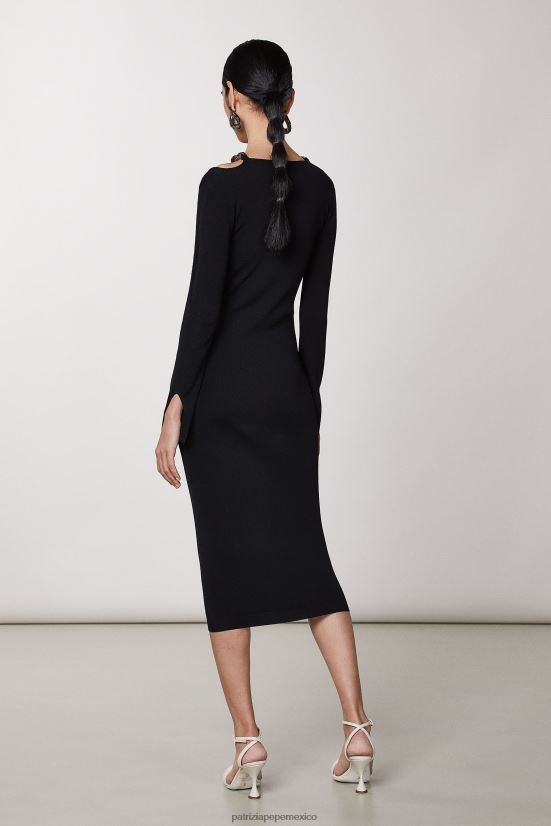 vestir mx Patrizia Pepe mujer vestido de cadena Nerón 66024R511