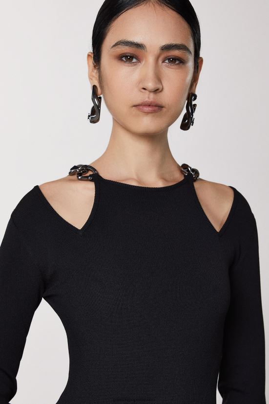 vestir mx Patrizia Pepe mujer vestido de cadena Nerón 66024R511