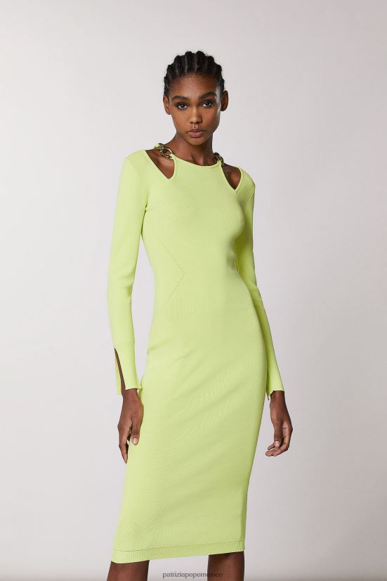 vestir mx Patrizia Pepe mujer vestido de cadena lima soleada 66024R696