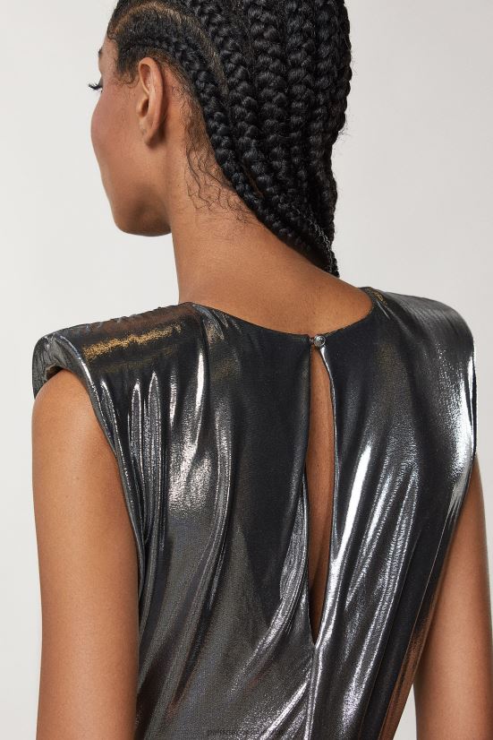 vestir mx Patrizia Pepe mujer vestido sin mangas de punto plataorangedegrad136 66024R90