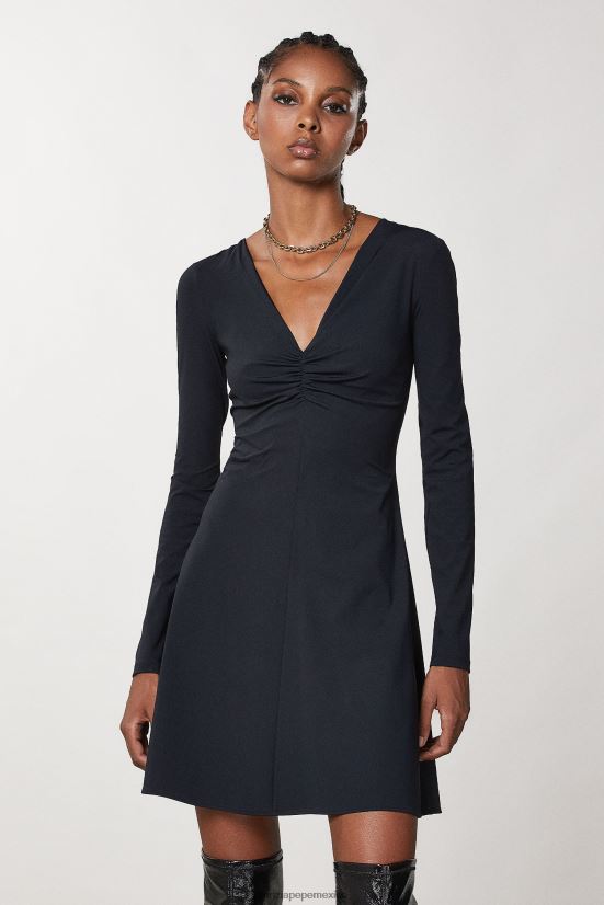 vestir mx Patrizia Pepe mujer minivestido de punto Nerón 66024R161