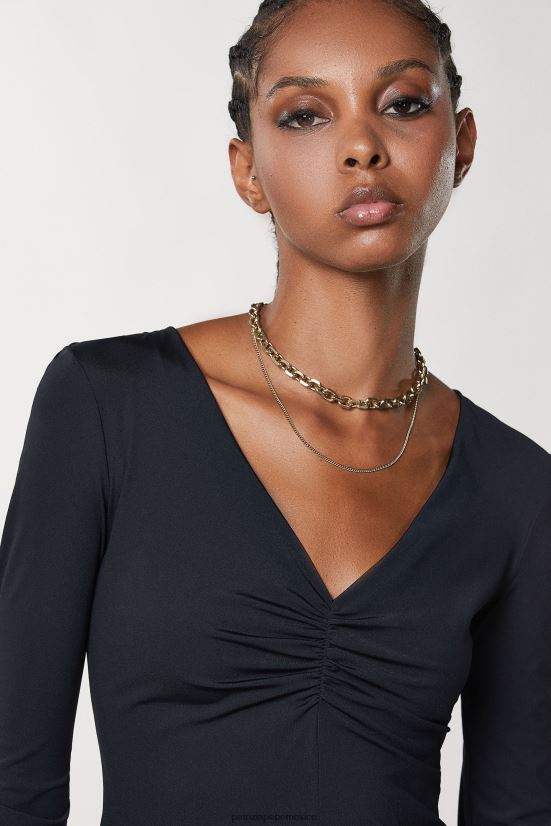 vestir mx Patrizia Pepe mujer minivestido de punto Nerón 66024R161