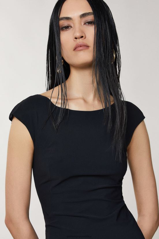 vestir mx Patrizia Pepe mujer vestido tubo corto Nerón 66024R698