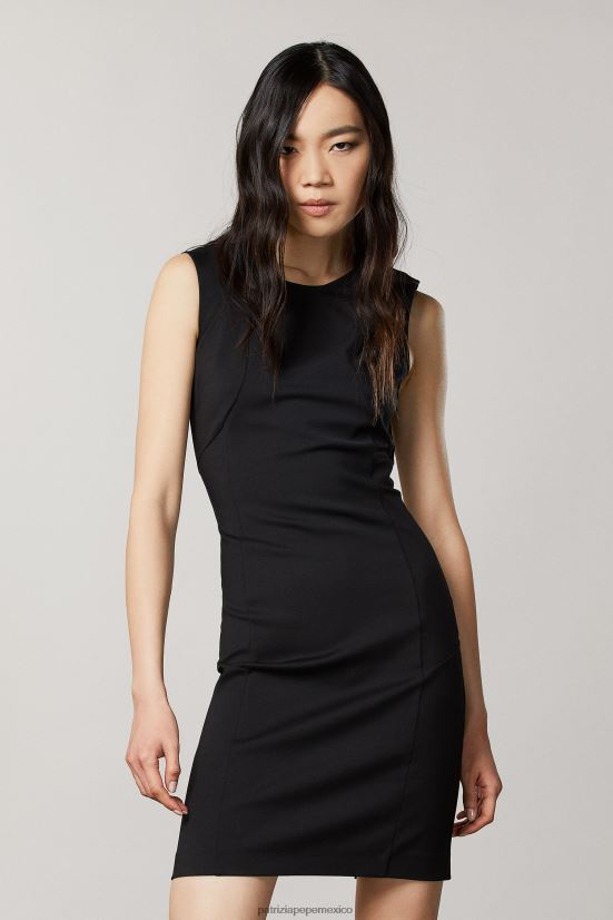vestir mx Patrizia Pepe mujer vestido tubo midi Nerón 66024R616