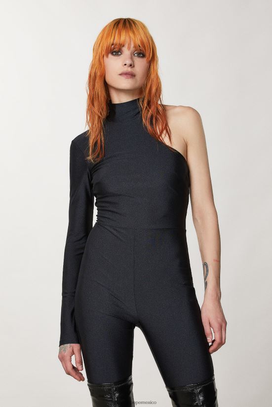 vestir mx Patrizia Pepe mujer mono de punto con cremallera Nerón 66024R146